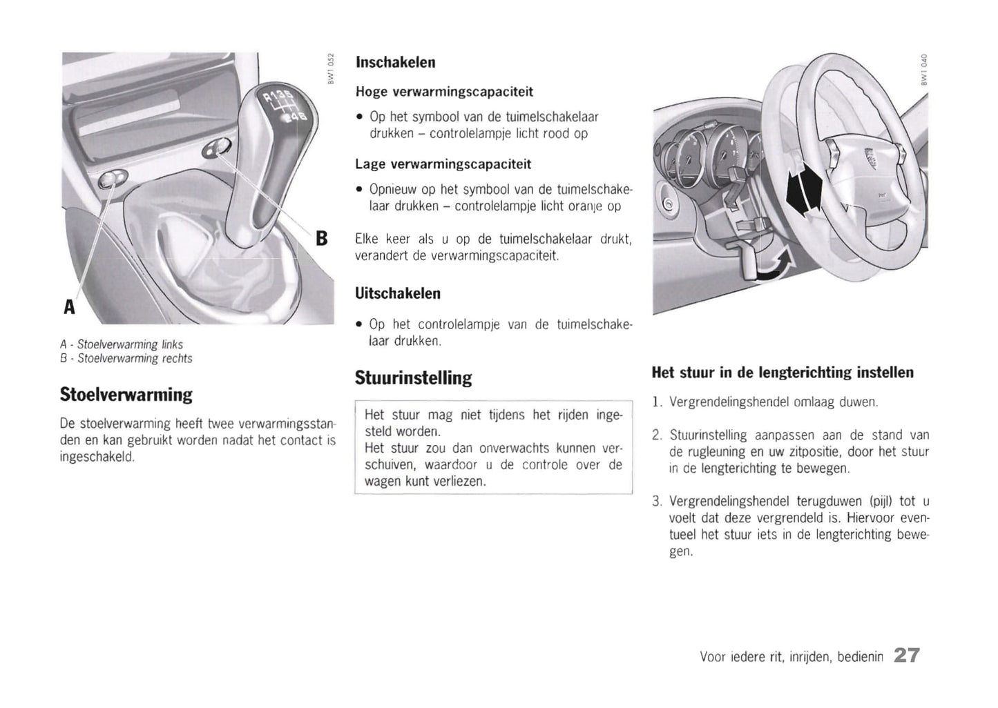 1997-2001 Porsche 911 Owner's Manual | Dutch