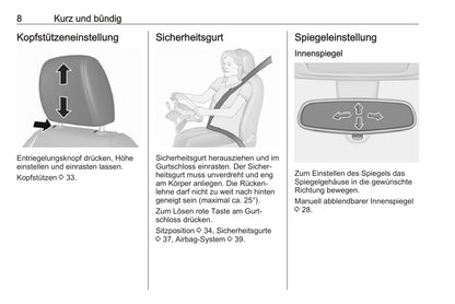 2017-2018 Opel Karl Gebruikershandleiding | Duits