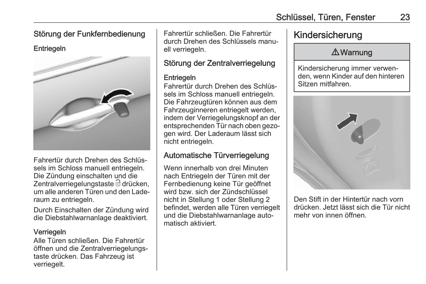 2017-2018 Opel Karl Gebruikershandleiding | Duits