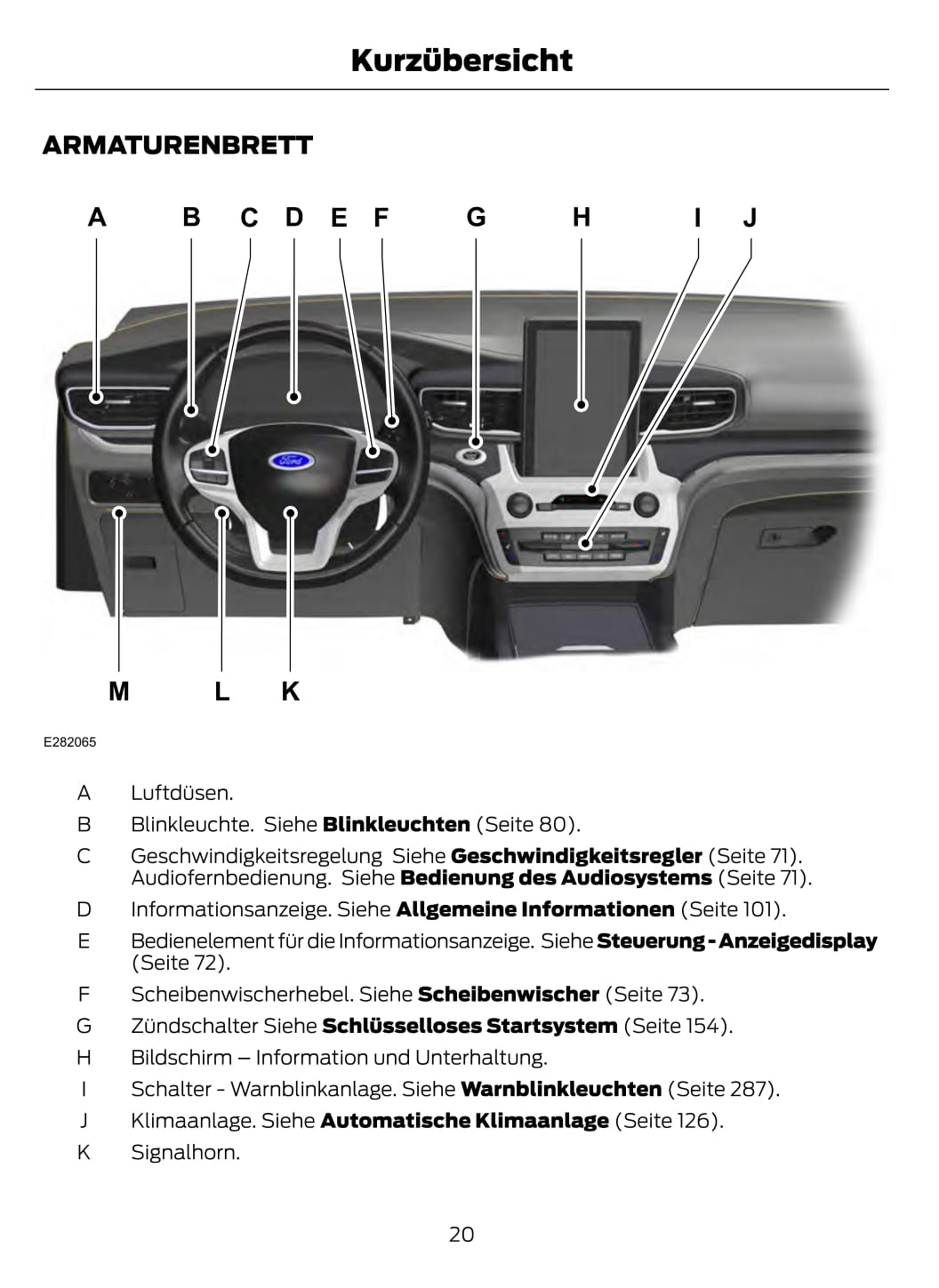 2021-2022 Ford Explorer Owner's Manual | German