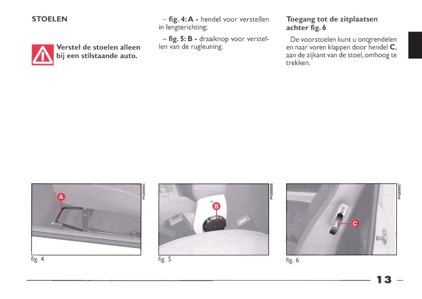 1999-2000 Fiat Seicento Gebruikershandleiding | Nederlands