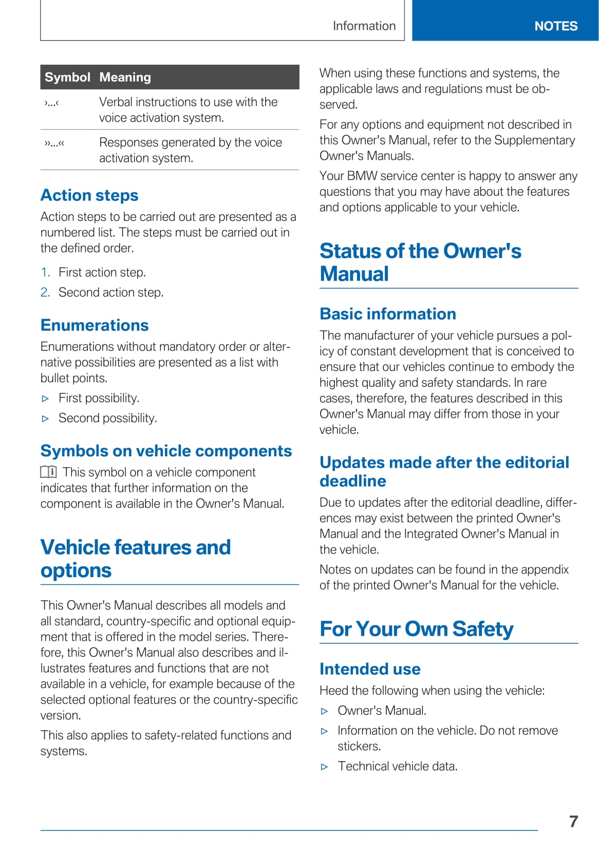 2019-2020 BMW 3 Series Owner's Manual | English