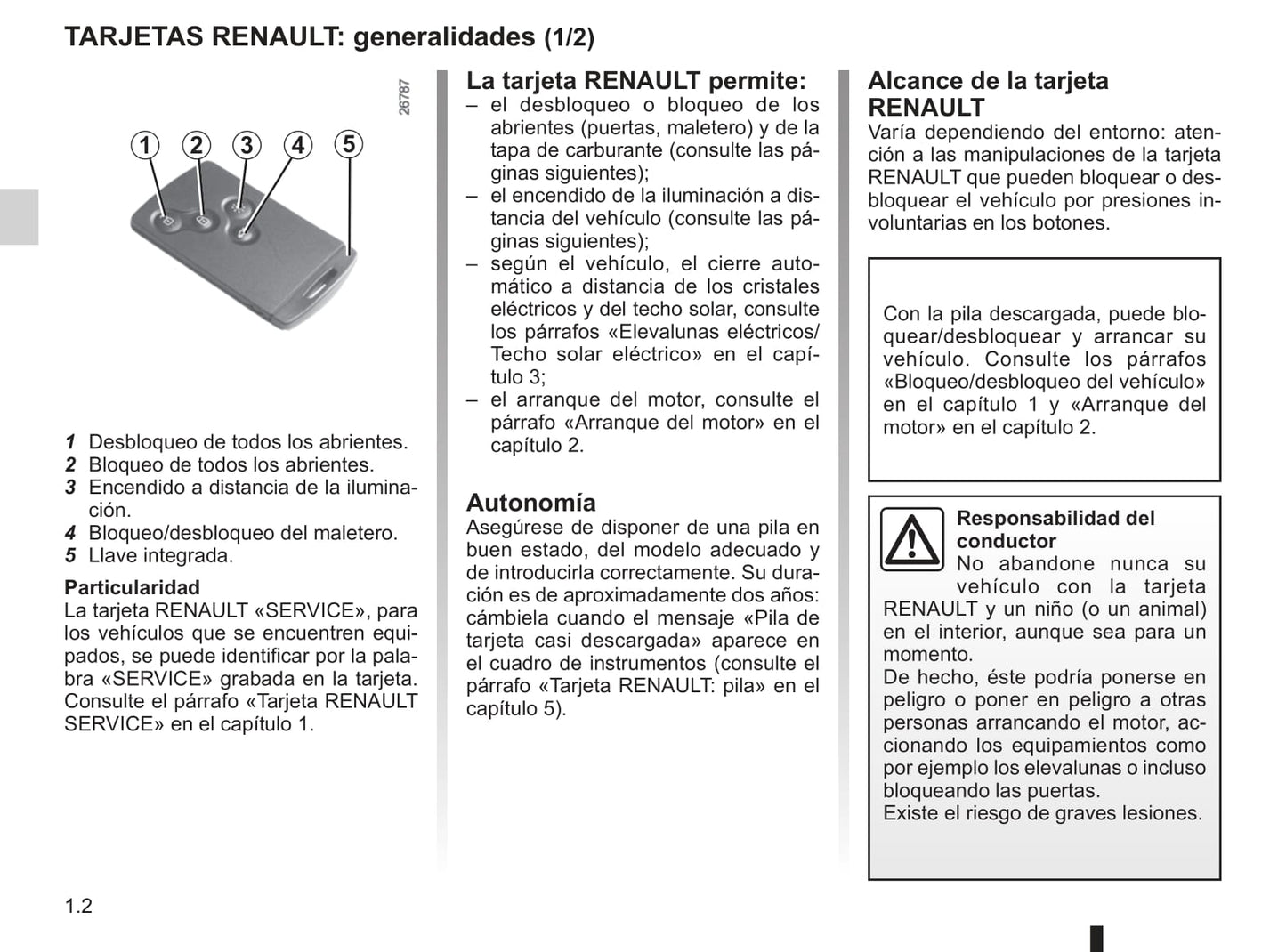 2010-2011 Renault Mégane Owner's Manual | Spanish