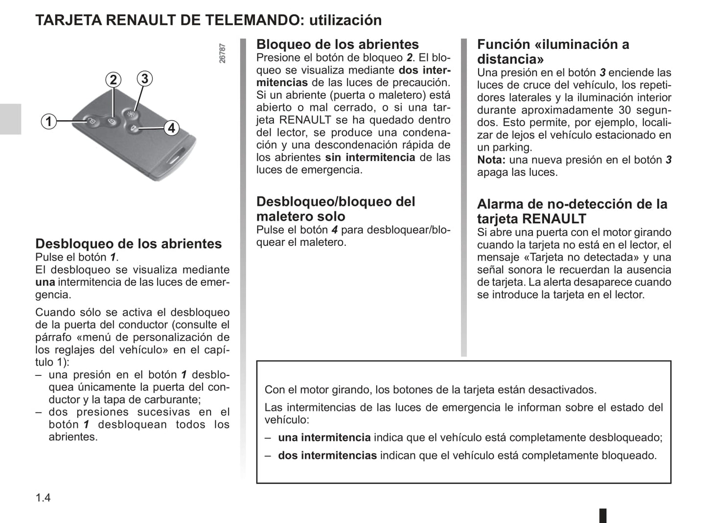 2010-2011 Renault Mégane Owner's Manual | Spanish