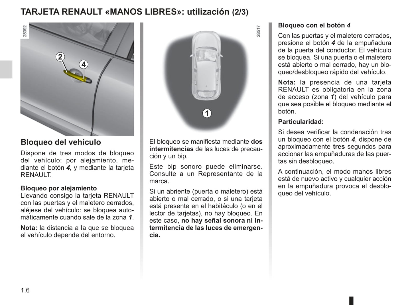 2010-2011 Renault Mégane Owner's Manual | Spanish