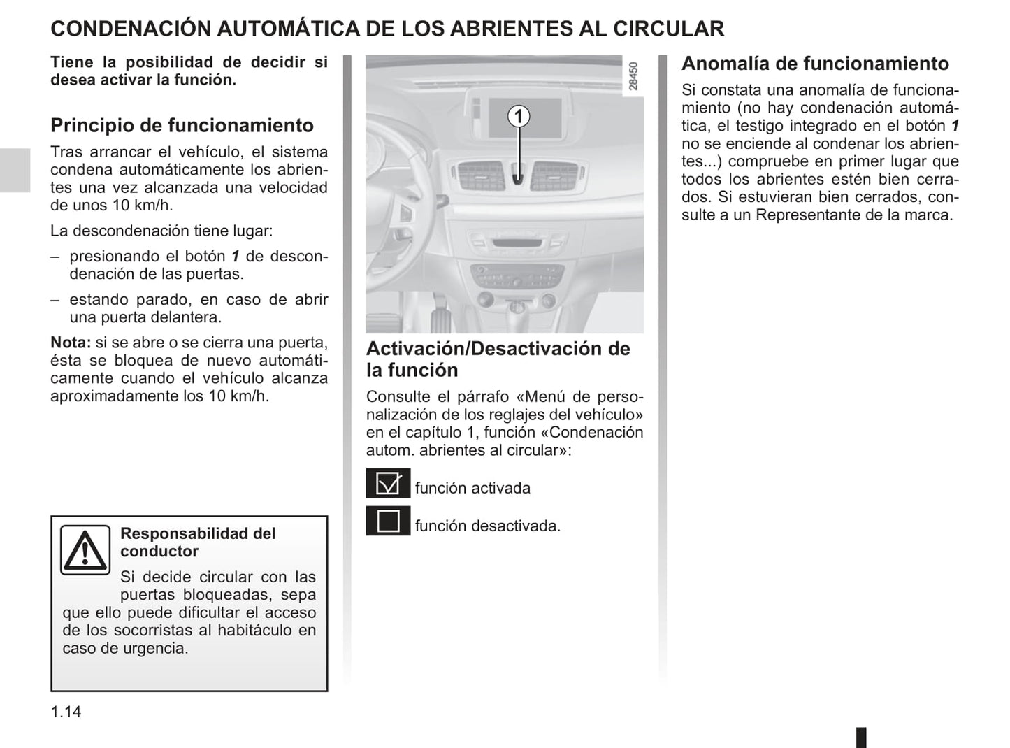 2010-2011 Renault Mégane Owner's Manual | Spanish