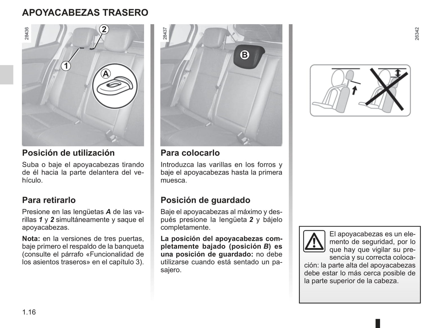 2010-2011 Renault Mégane Owner's Manual | Spanish