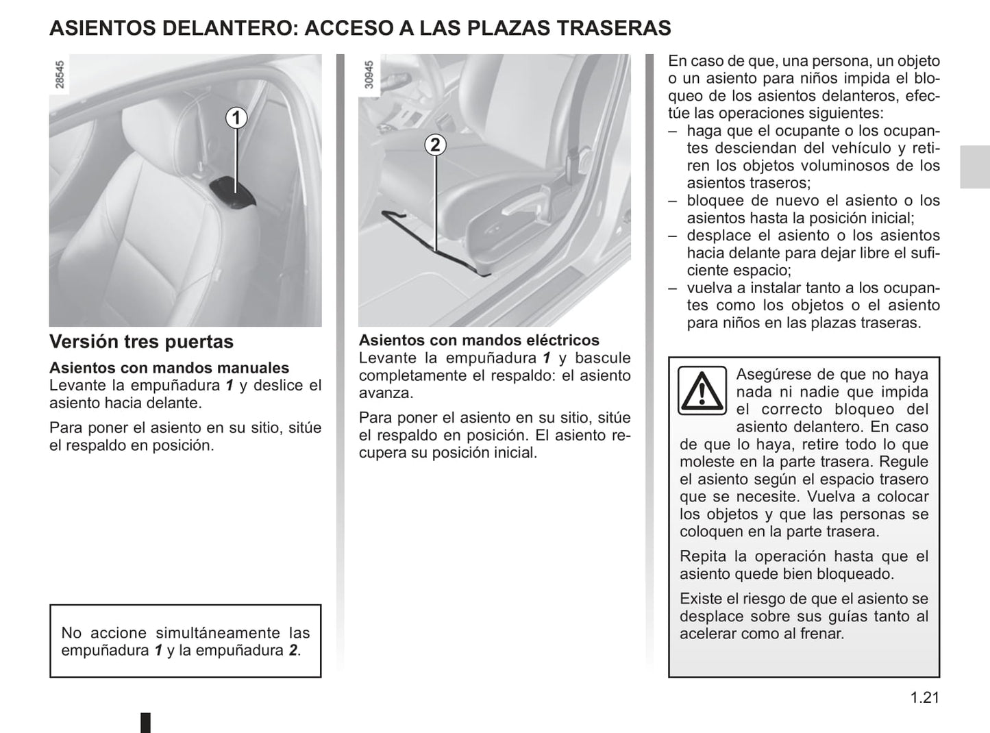 2010-2011 Renault Mégane Owner's Manual | Spanish