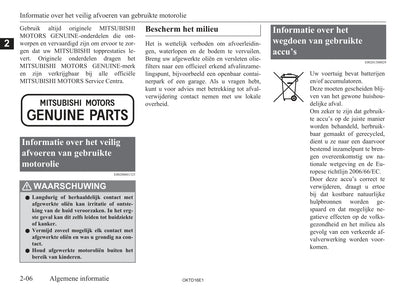 2015-2023 Mitsubishi L200 Owner's Manual | Dutch