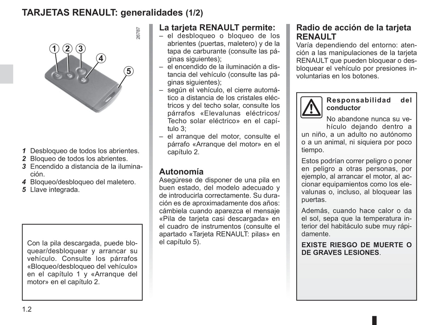 2015-2016 Renault Scénic/Grand Scénic Owner's Manual | Spanish