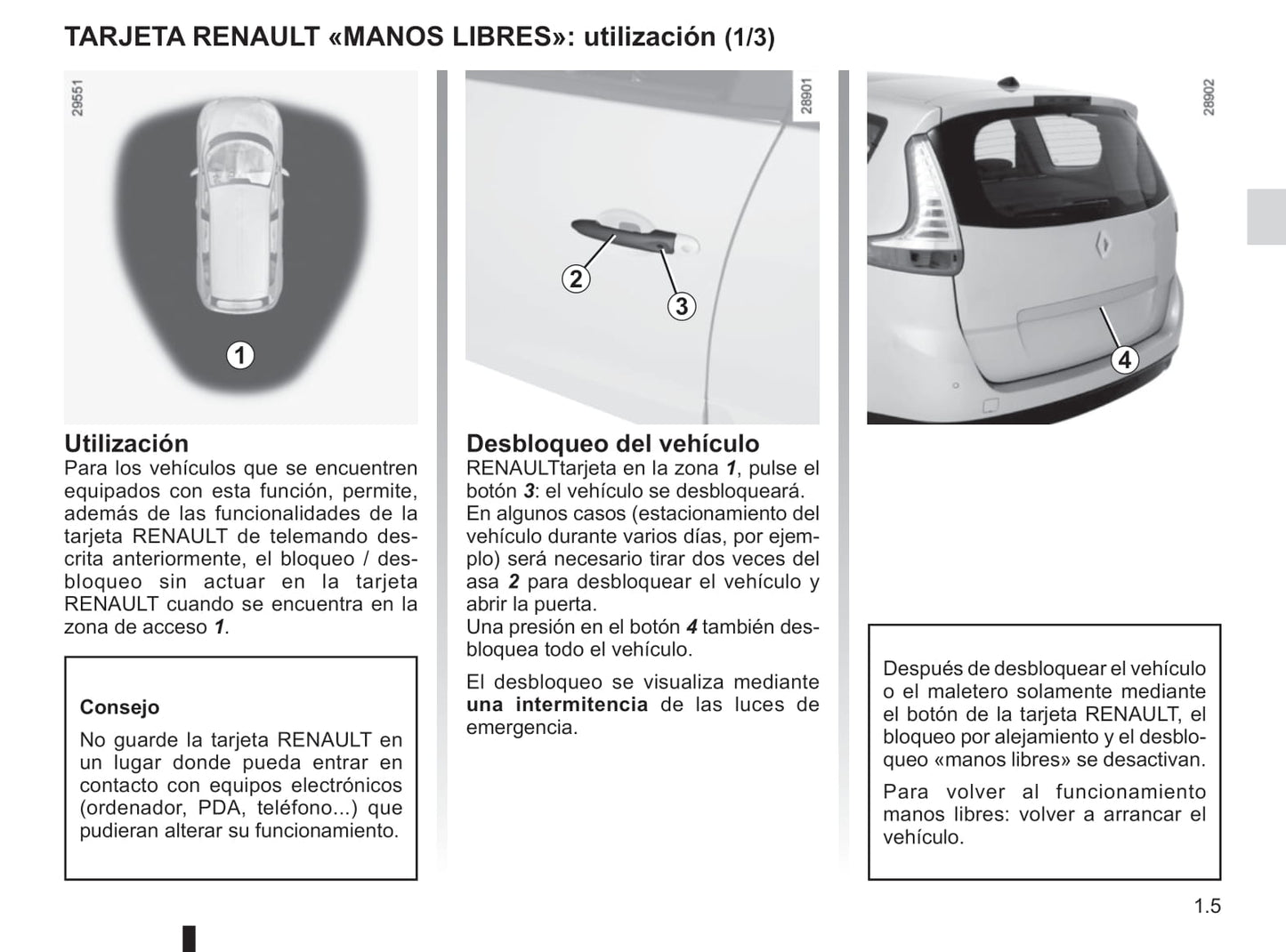 2015-2016 Renault Scénic/Grand Scénic Owner's Manual | Spanish