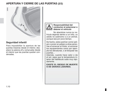 2015-2016 Renault Scénic/Grand Scénic Owner's Manual | Spanish