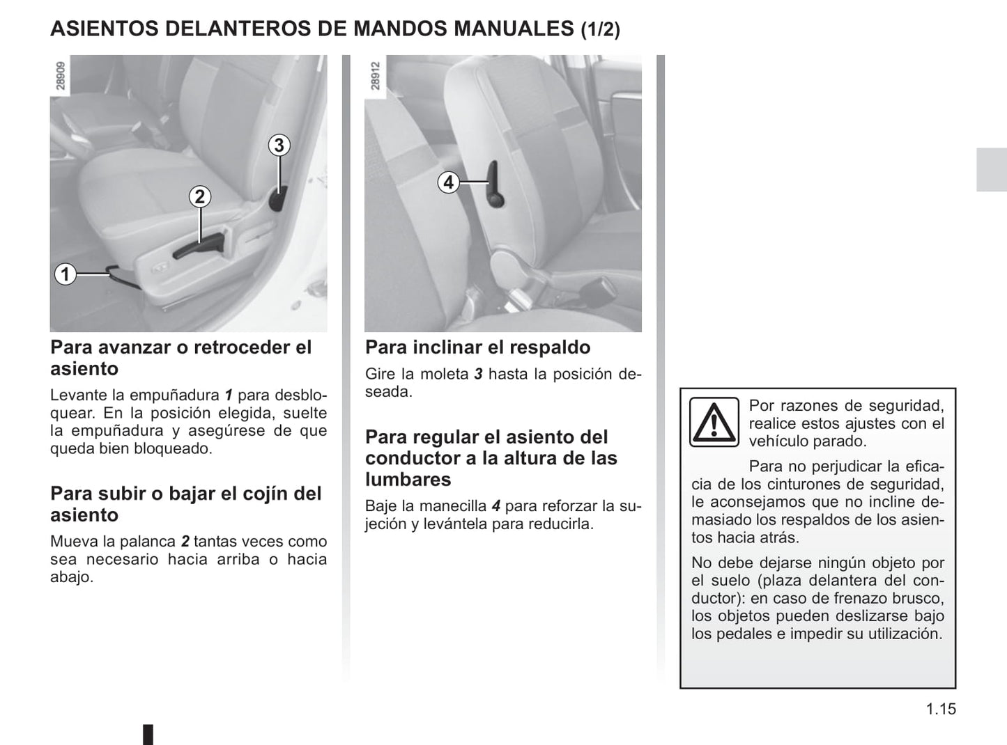 2015-2016 Renault Scénic/Grand Scénic Owner's Manual | Spanish