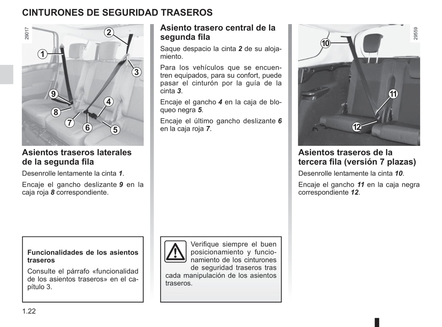 2015-2016 Renault Scénic/Grand Scénic Owner's Manual | Spanish