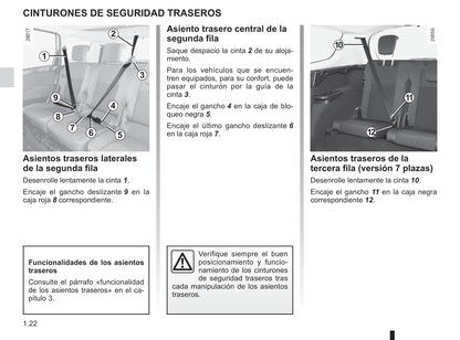 2015-2016 Renault Scénic/Grand Scénic Owner's Manual | Spanish