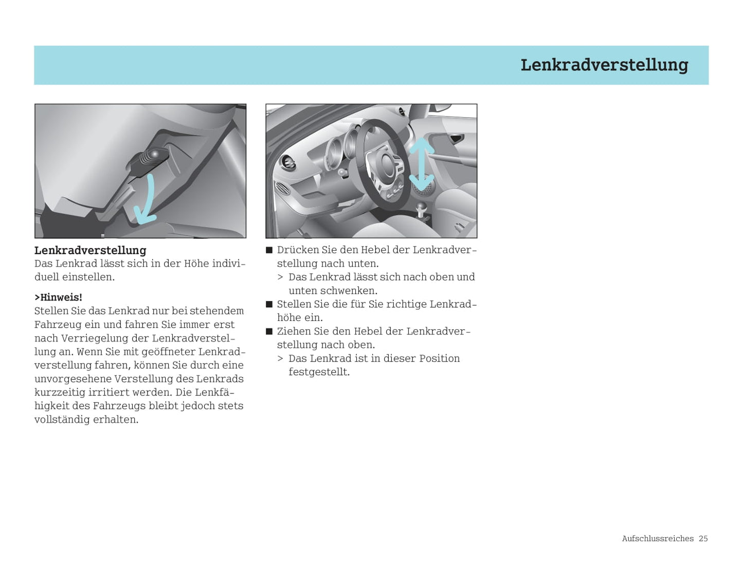 2003-2006 Smart Forfour Bedienungsanleitung | Deutsch