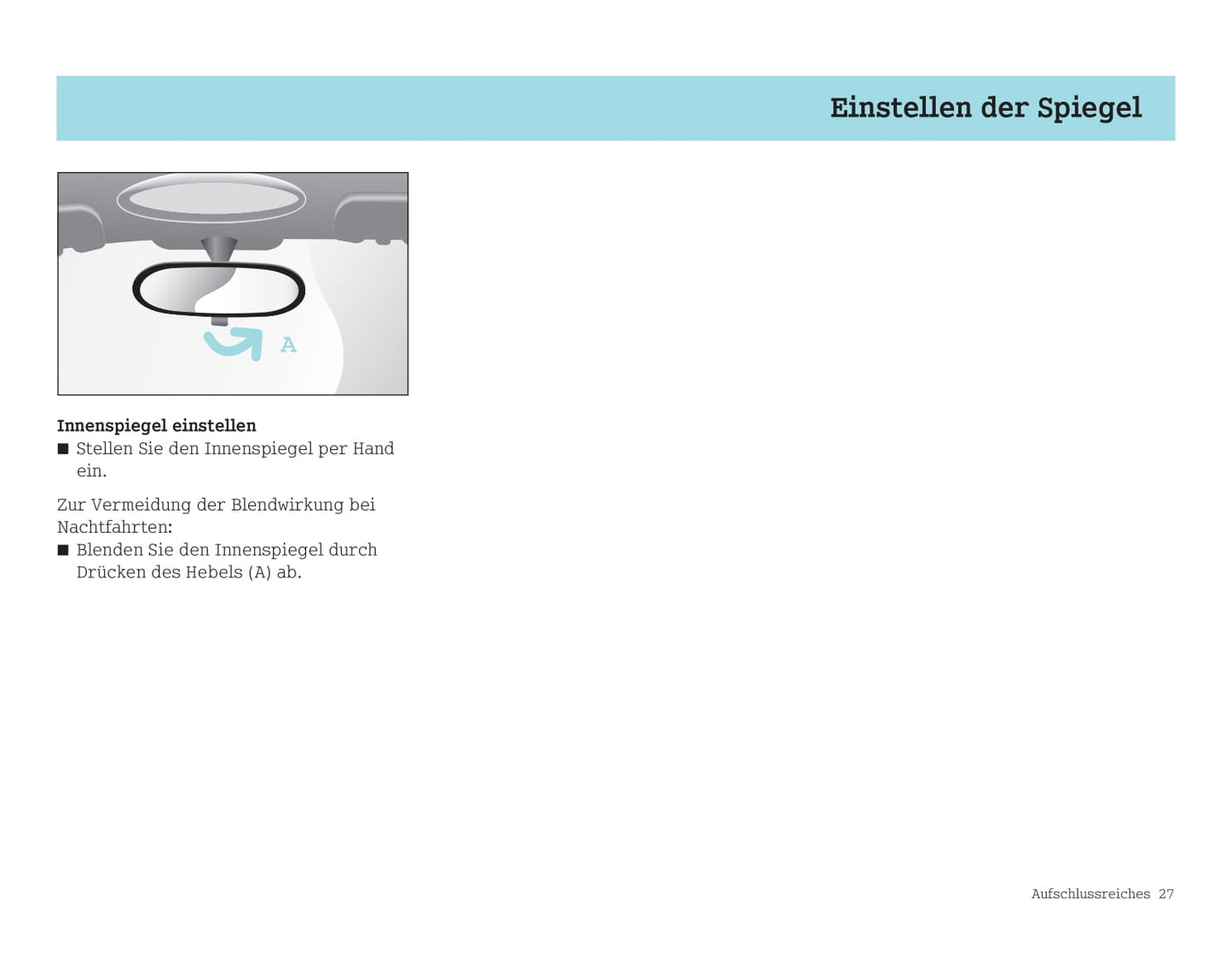 2003-2006 Smart Forfour Bedienungsanleitung | Deutsch