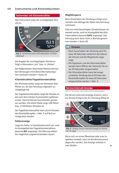 2008-2011 Audi A3 Sportback Owner's Manual | German