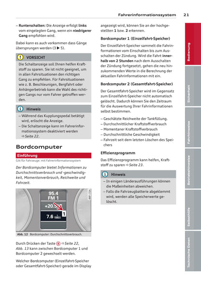 2008-2011 Audi A3 Sportback Owner's Manual | German