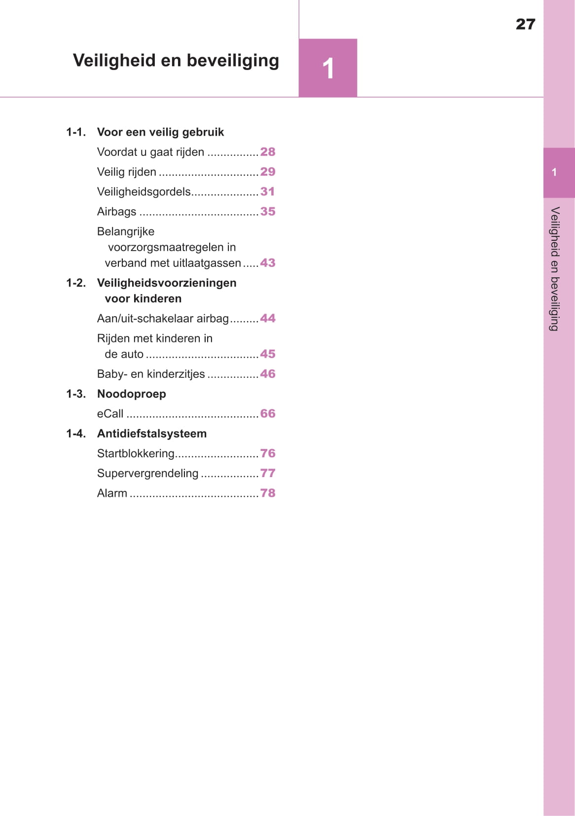 2020-2021 Toyota Yaris Owner's Manual | Dutch