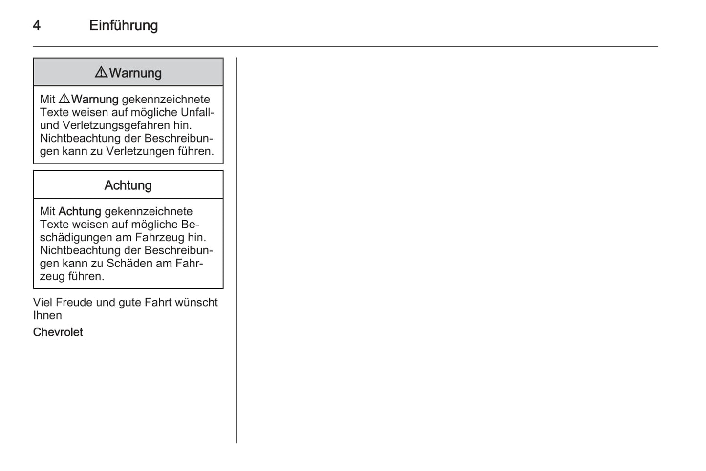 2010-2015 Chevrolet Spark Owner's Manual | German