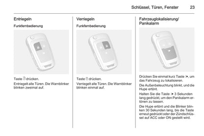 2010-2015 Chevrolet Spark Owner's Manual | German