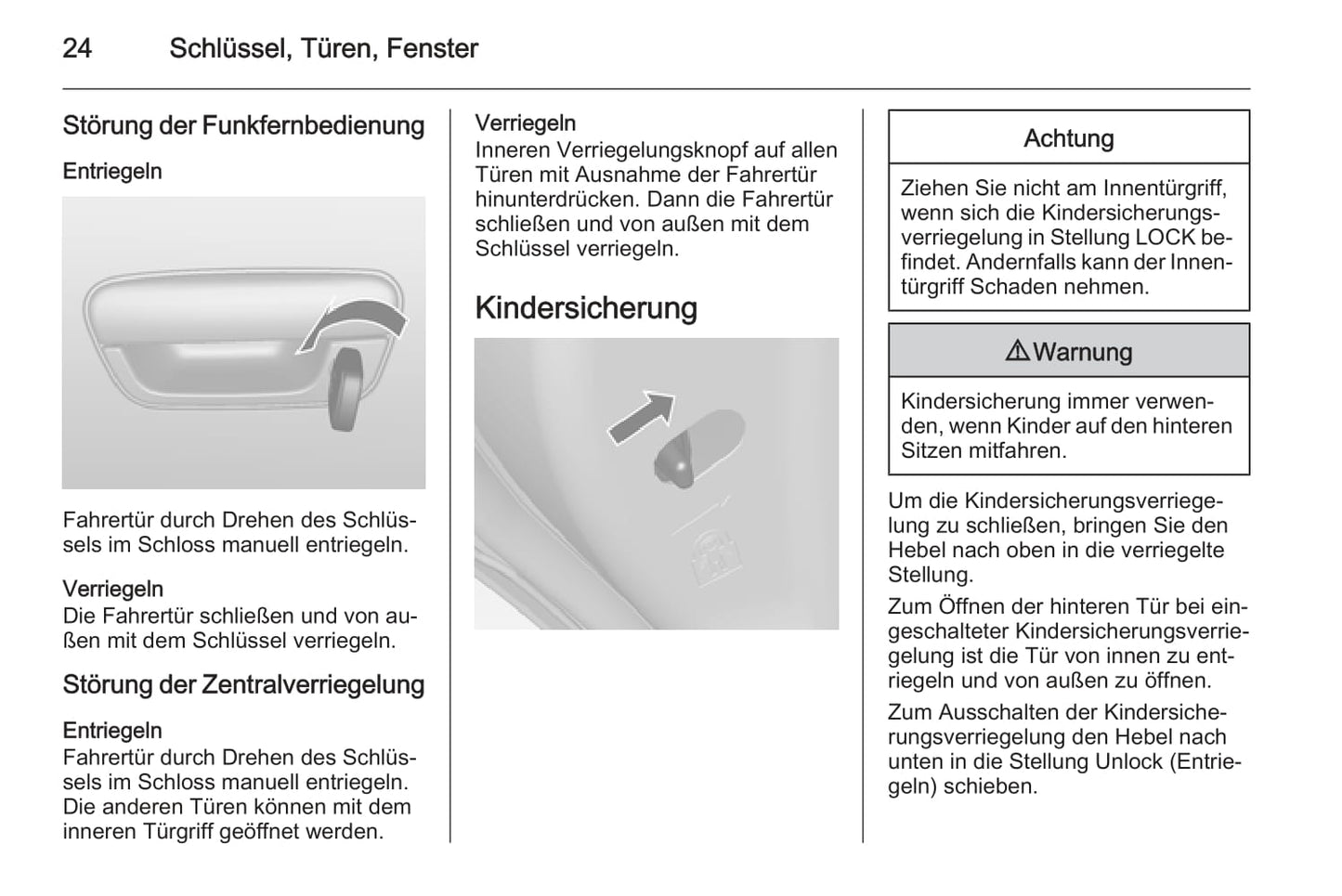 2010-2015 Chevrolet Spark Owner's Manual | German