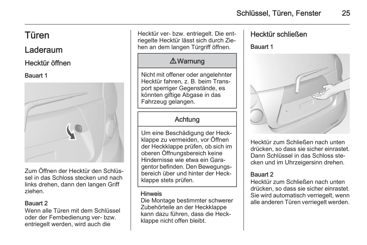 2010-2015 Chevrolet Spark Owner's Manual | German