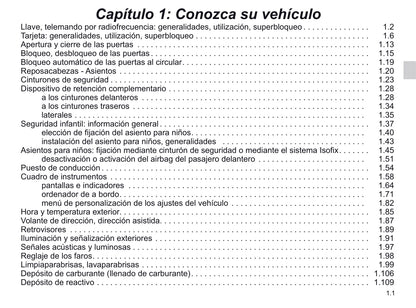 2020-2021 Renault Captur Owner's Manual | Spanish