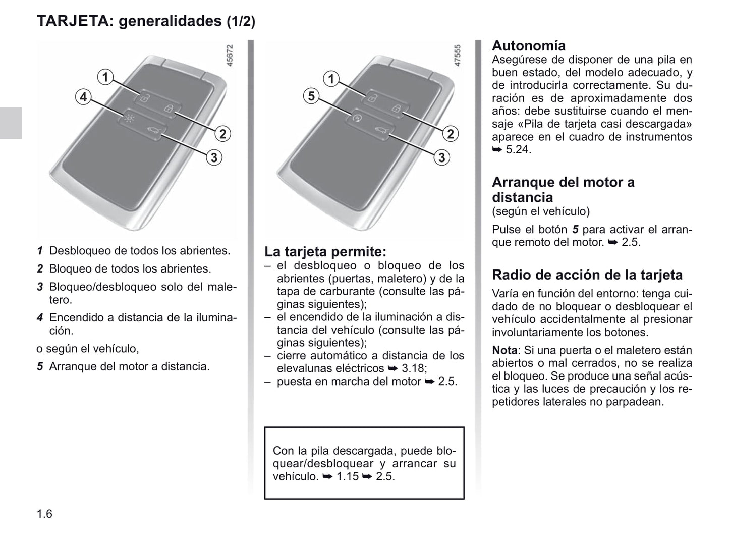 2020-2021 Renault Captur Owner's Manual | Spanish