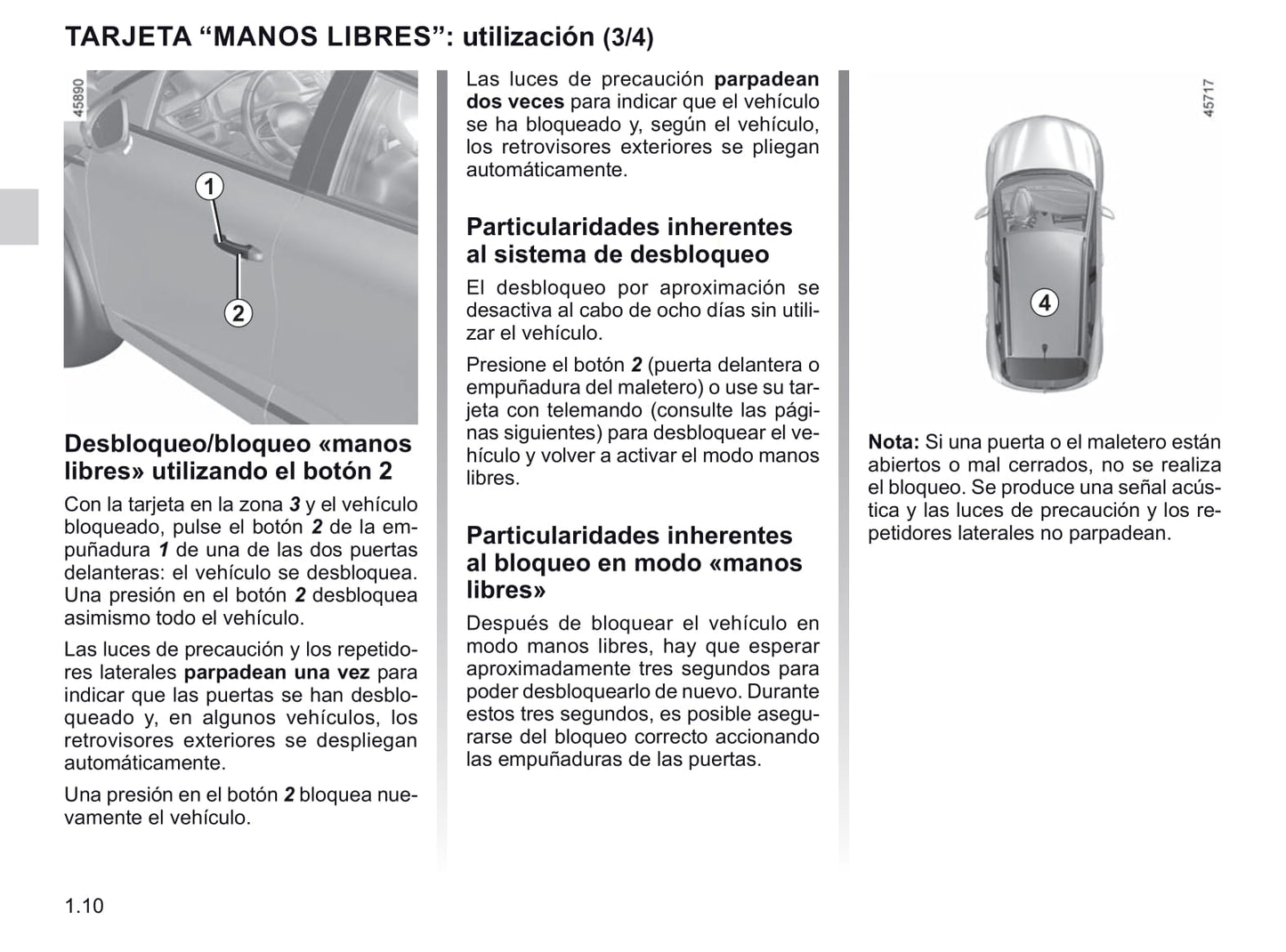 2020-2021 Renault Captur Owner's Manual | Spanish