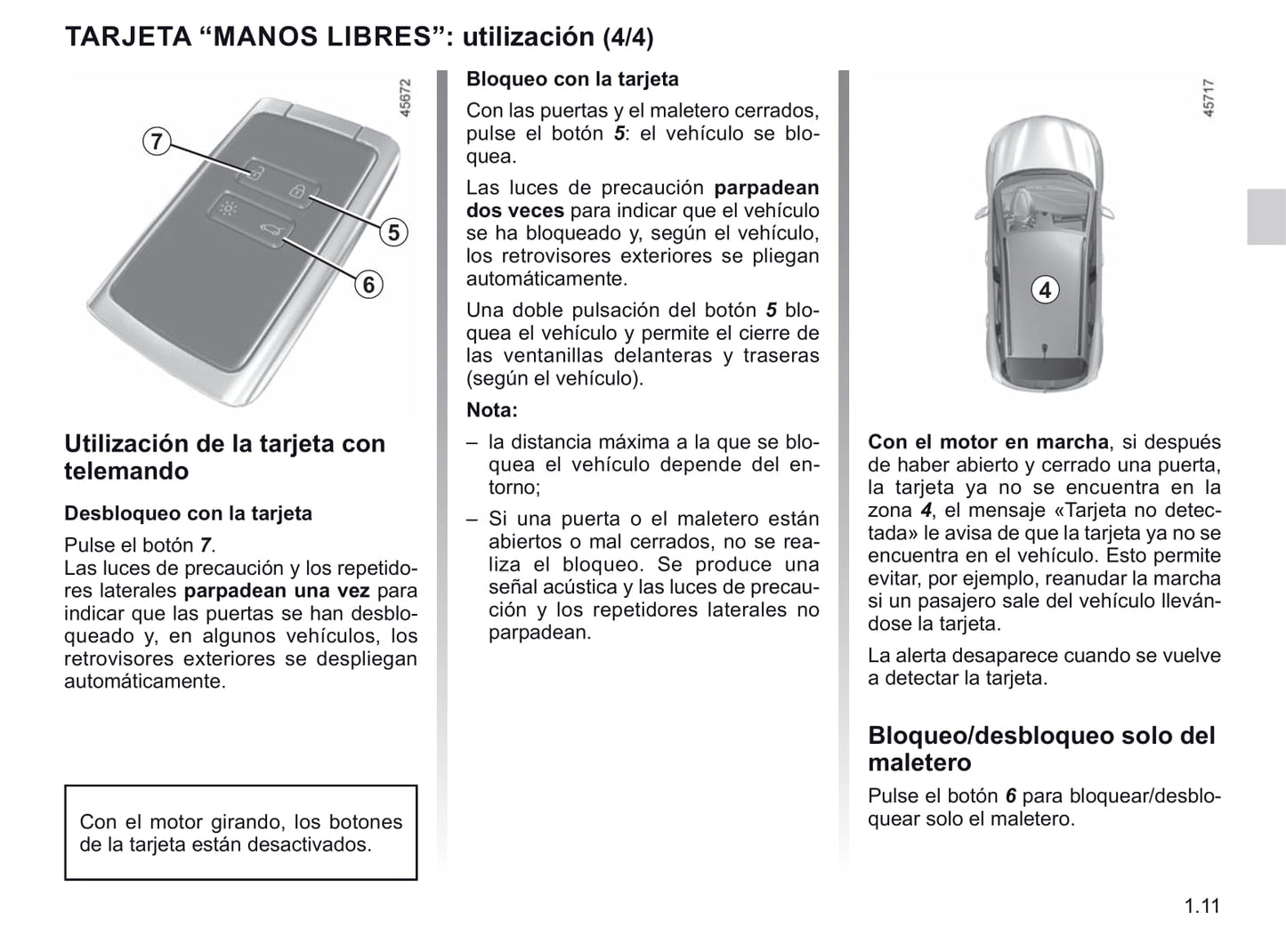 2020-2021 Renault Captur Owner's Manual | Spanish