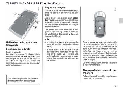 2020-2021 Renault Captur Owner's Manual | Spanish