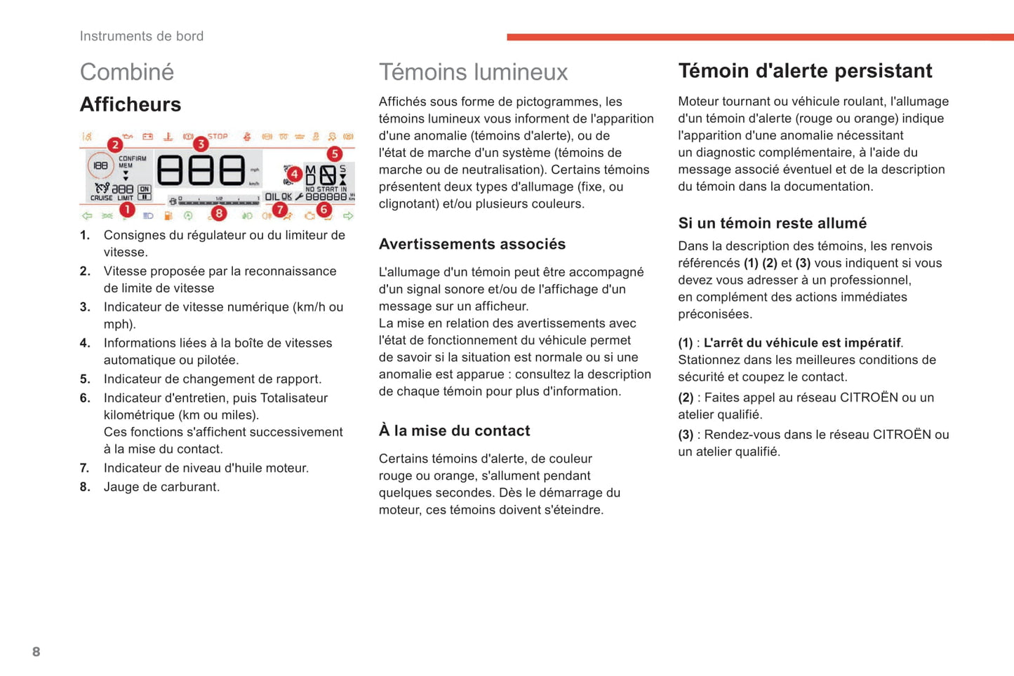 2018-2019 Citroën C4 Cactus Owner's Manual | French