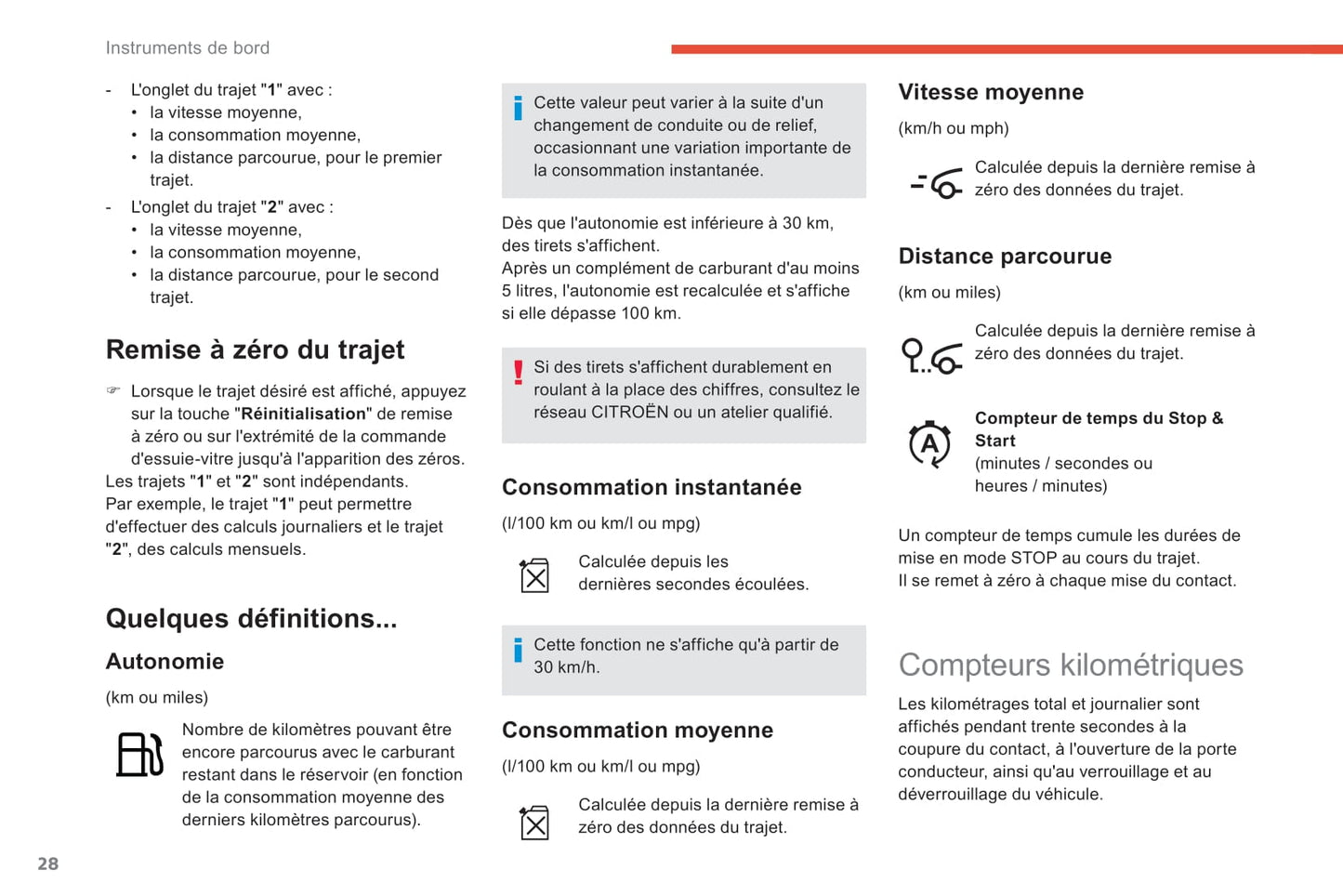 2018-2019 Citroën C4 Cactus Owner's Manual | French