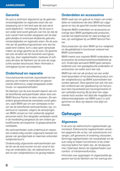 2020-2021 BMW Z4 Bedienungsanleitung | Niederländisch