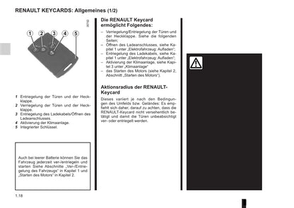 2016-2017 Renault Zoe Owner's Manual | German