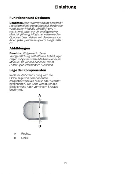 2021 Ford Focus Bedienungsanleitung | Deutsch