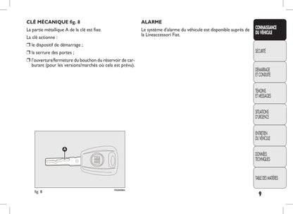 2010-2011 Fiat Punto Evo Gebruikershandleiding | Frans