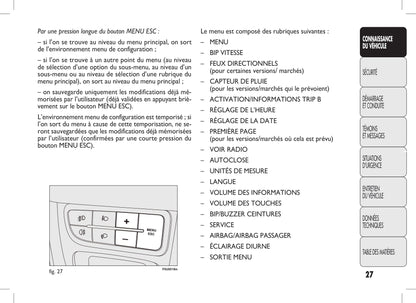 2010-2011 Fiat Punto Evo Gebruikershandleiding | Frans