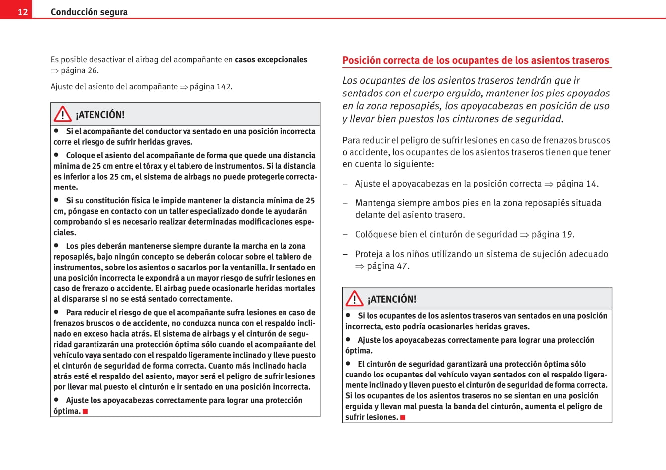 2009-2010 Seat Altea XL Owner's Manual | Spanish