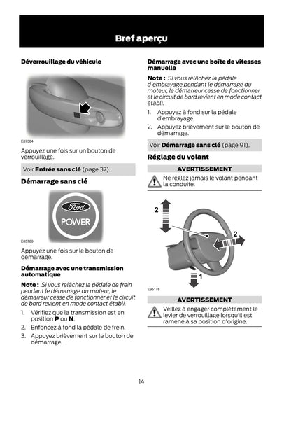 2011-2012 Ford Fiesta Gebruikershandleiding | Frans