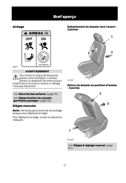 2011-2012 Ford Fiesta Gebruikershandleiding | Frans