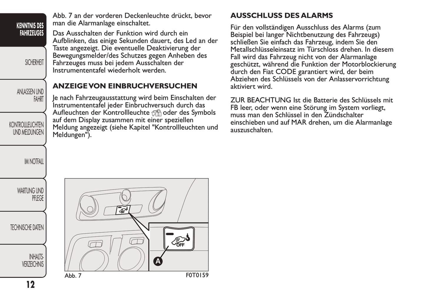 2016-2017 Fiat Qubo Bedienungsanleitung | Deutsch