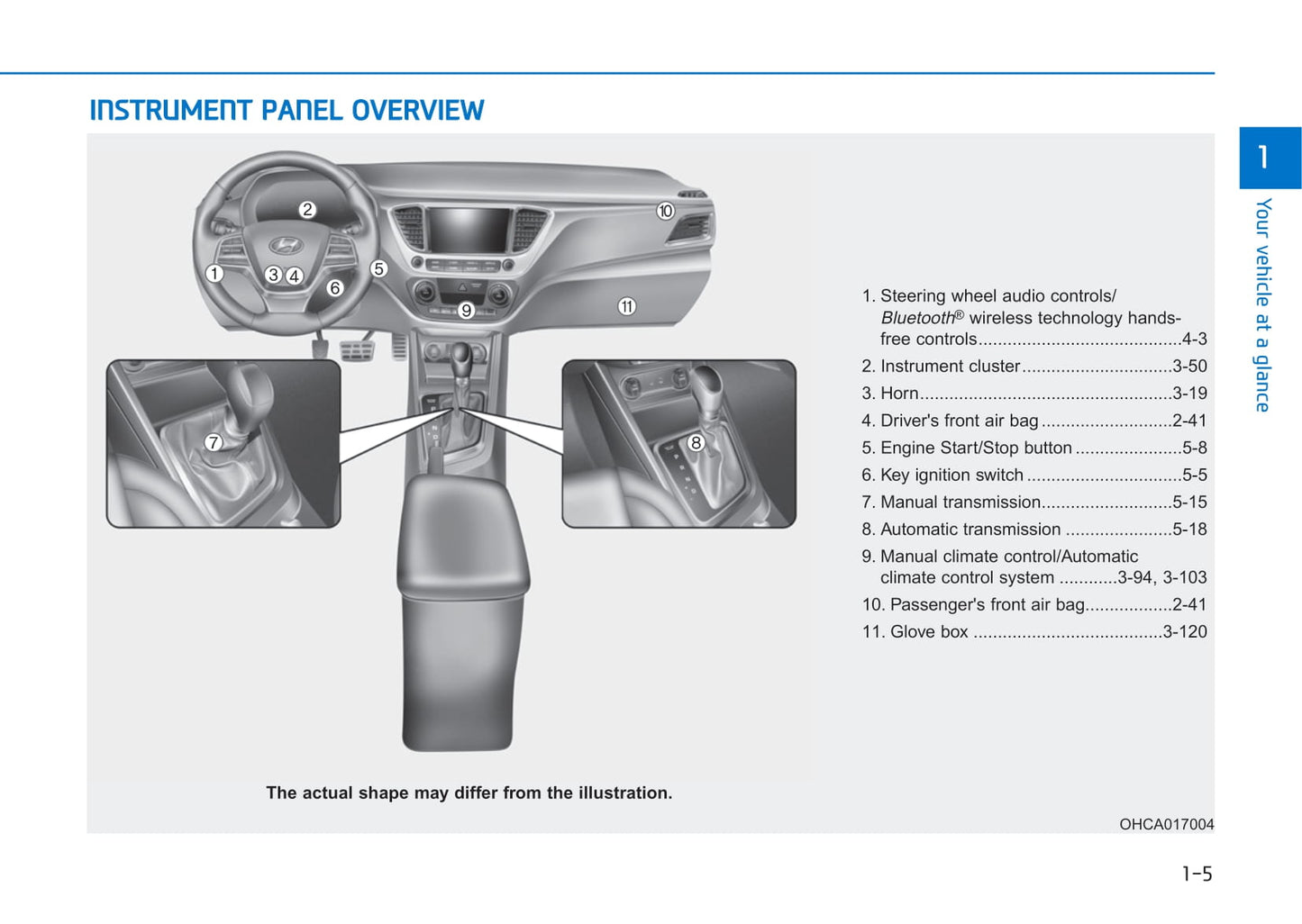 2018-2019 Hyundai Accent Gebruikershandleiding | Engels