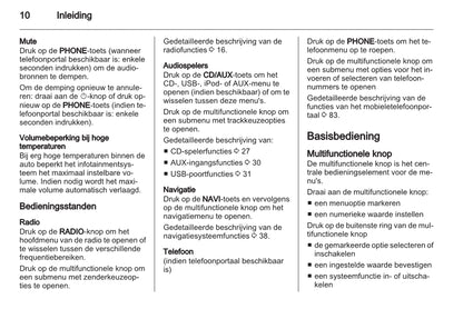 Opel Mokka Navi 600 / CD 400 infotainment Handleiding