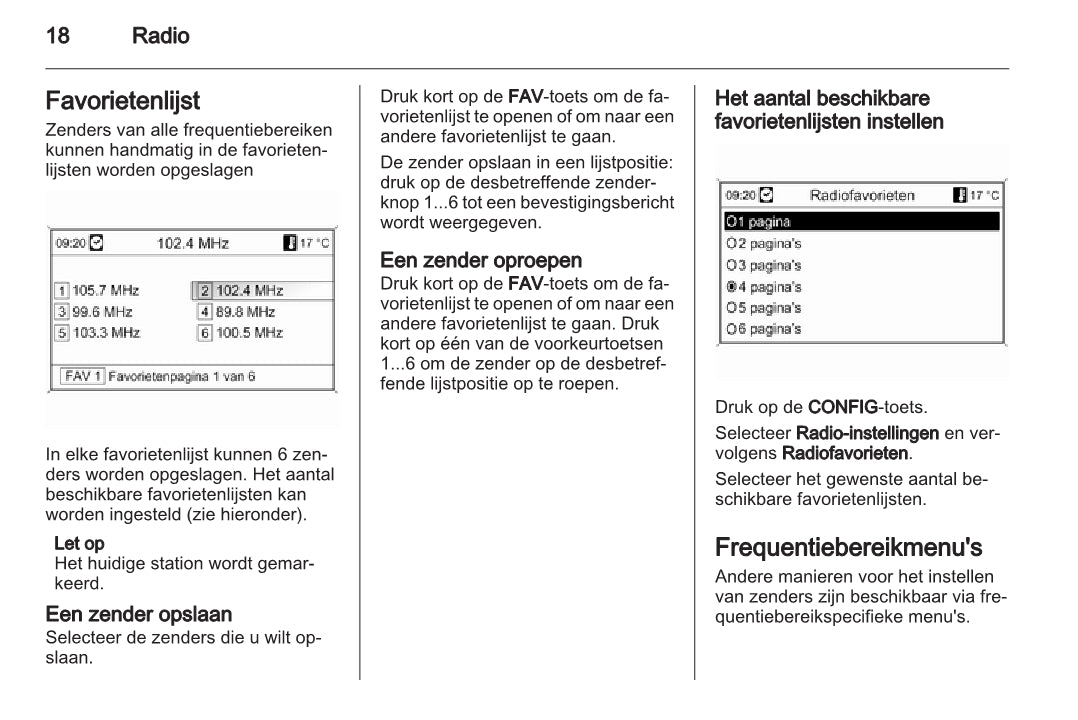 Opel Mokka Navi 600 / CD 400 infotainment Handleiding