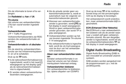 Opel Mokka Navi 600 / CD 400 infotainment Handleiding