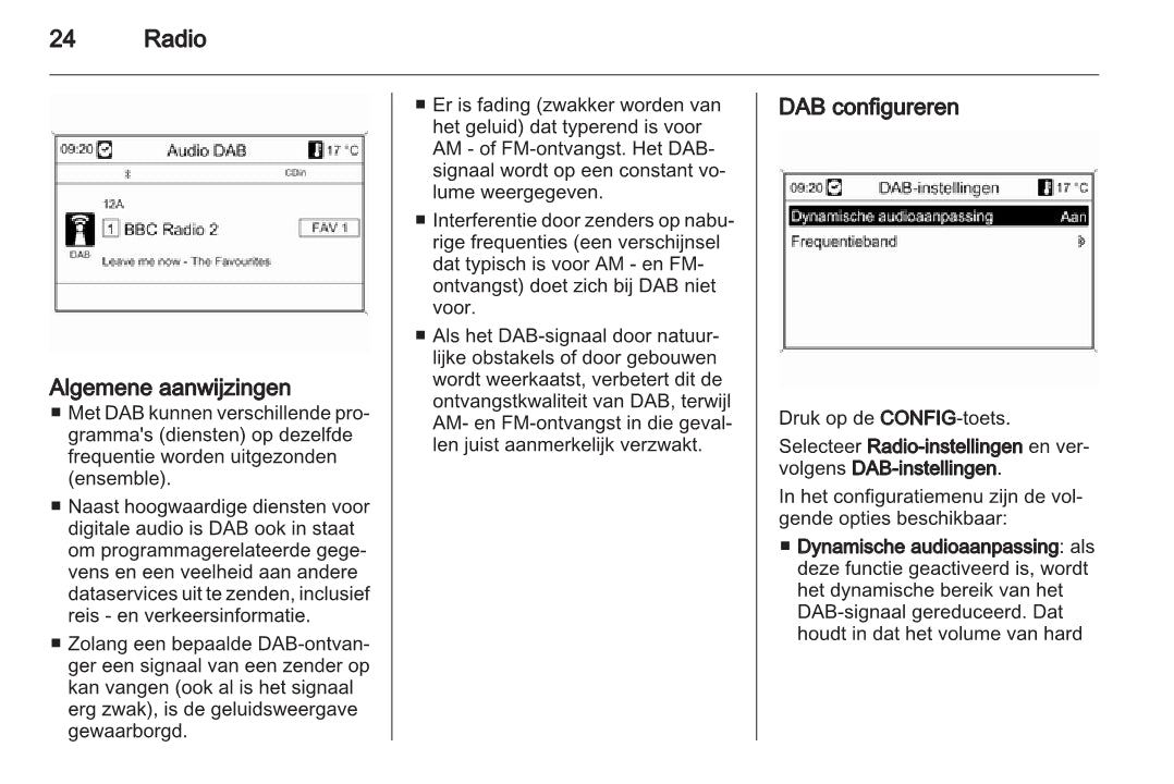 Opel Mokka Navi 600 / CD 400 infotainment Handleiding