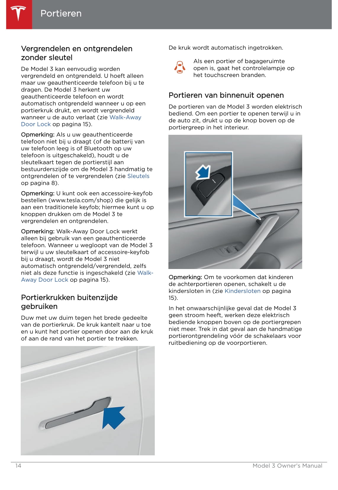 2019 Tesla Model 3 Gebruikershandleiding | Nederlands